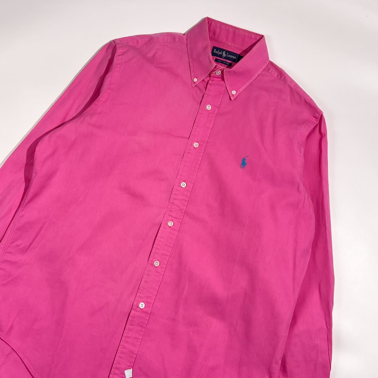90s Ralph Lauren ラルフローレン BD ボタンダウン 長袖 シャツ サイズ 