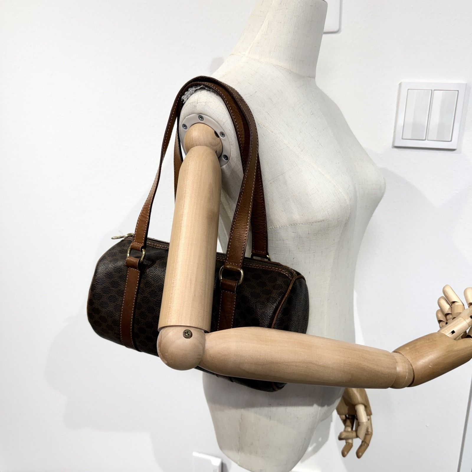 CELINE（セリーヌ）パピヨン ヴィンテージ ミニボストンバッグ