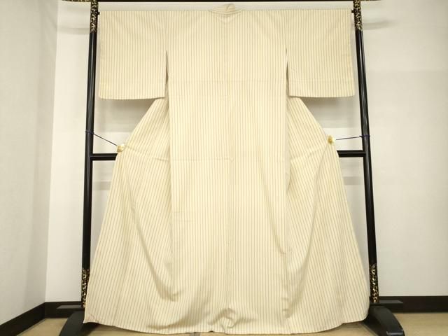 平和屋着物●お召　縞　正絹　逸品　AABH7074ck 平和屋着物○お召 縞 正絹 逸品 AABH7074ck - メルカリ