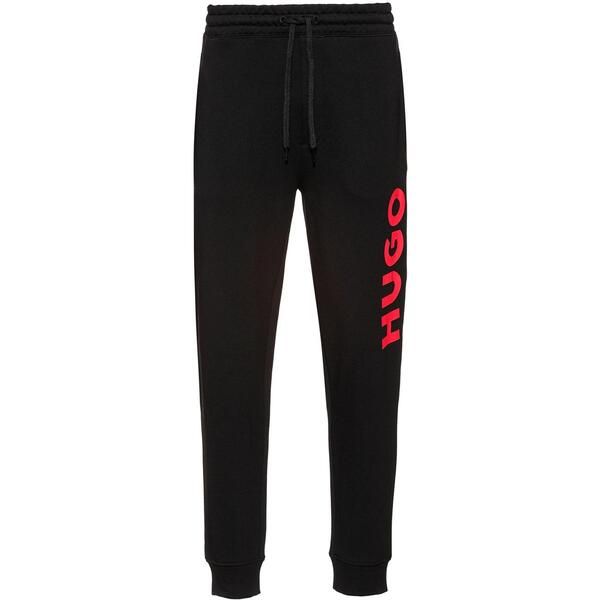 フューゴ メンズ トップス シャツ ジャージー ジョガーパンツ Hugo Mens Dutschi Jersey Joggers Black ブラック