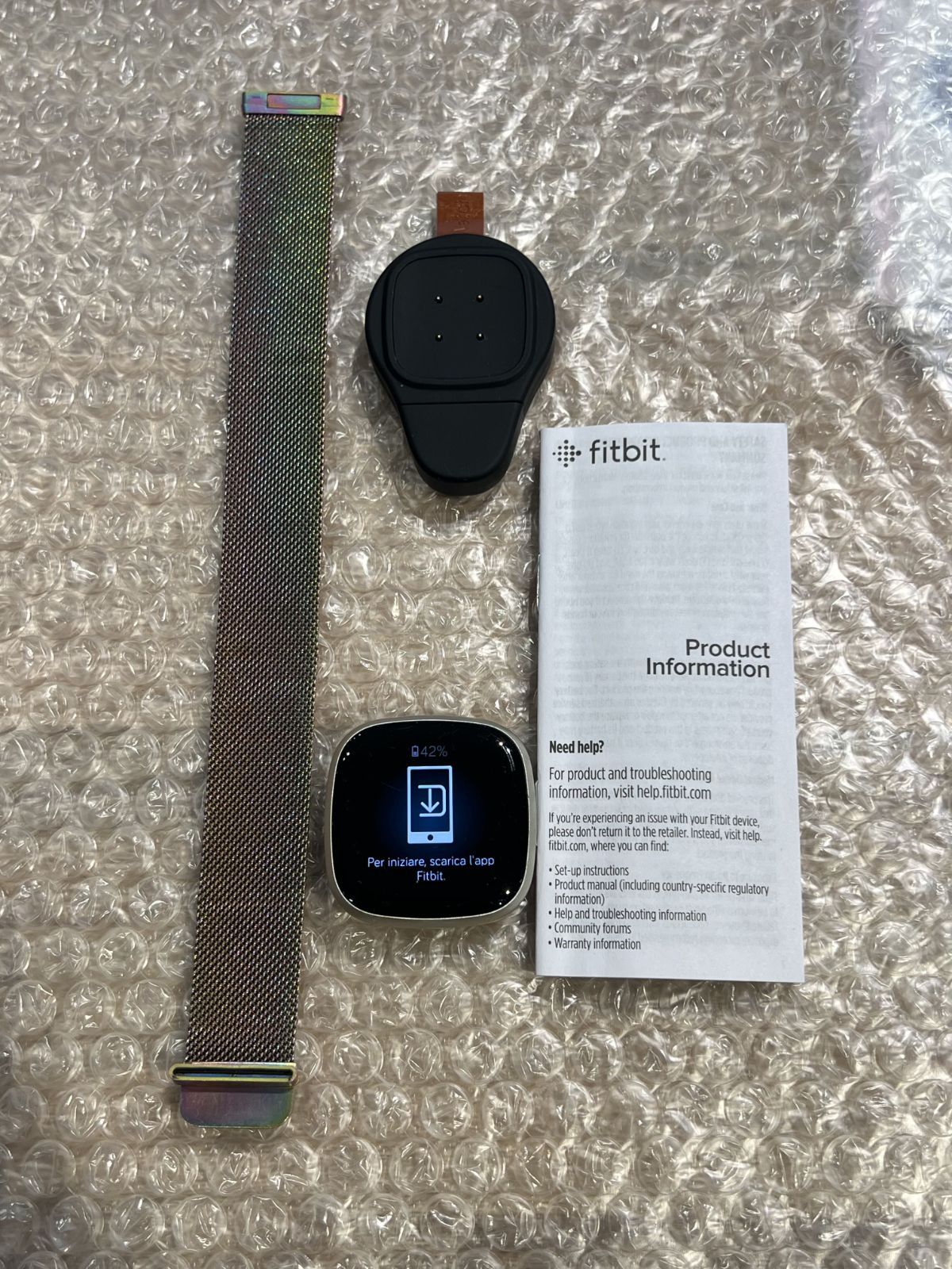 Fitbit Versa3 スマートウォッチ 訳あり - メルカリ