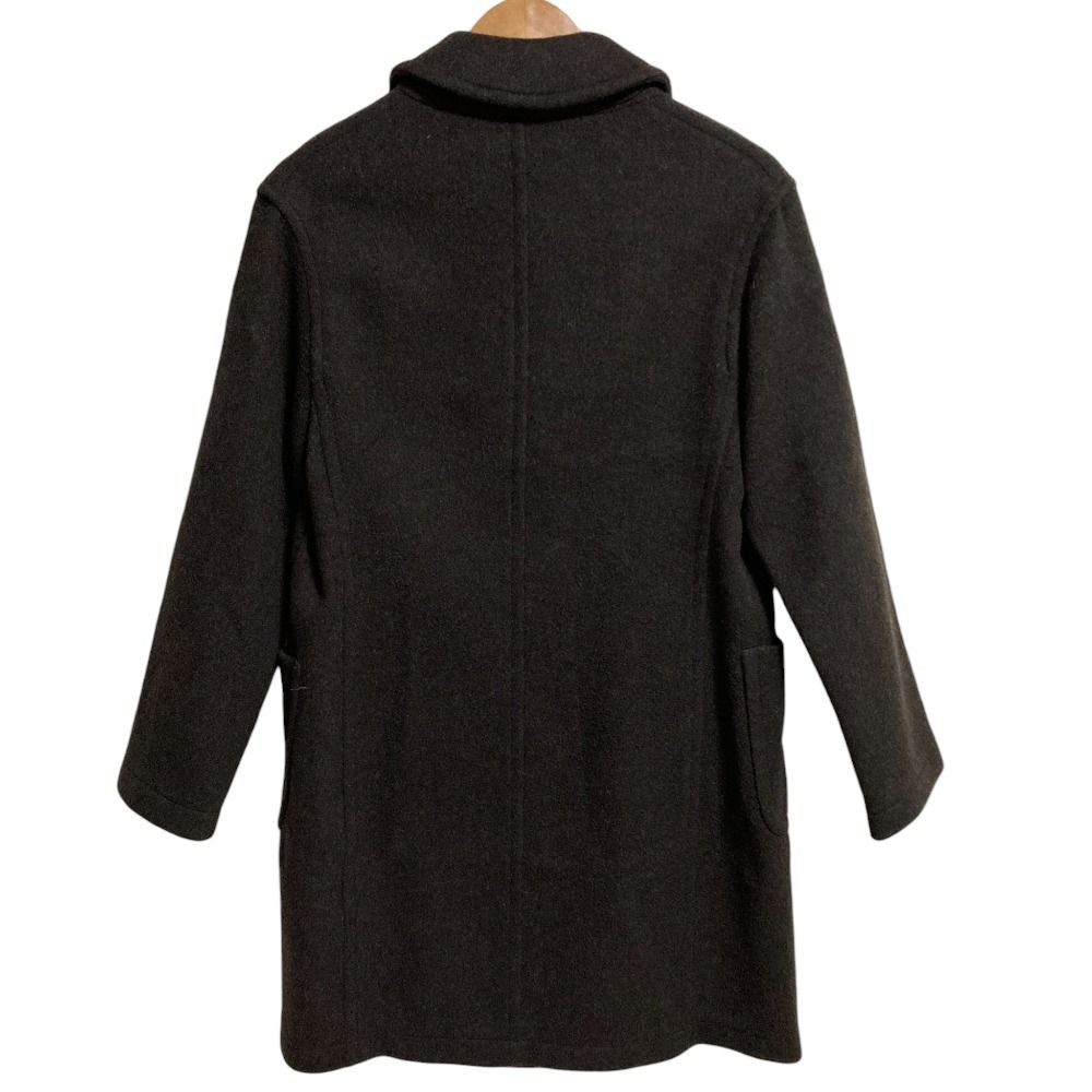 美品 GRENFELL グレンフェル メルトン ステンカラーコート サイズ34