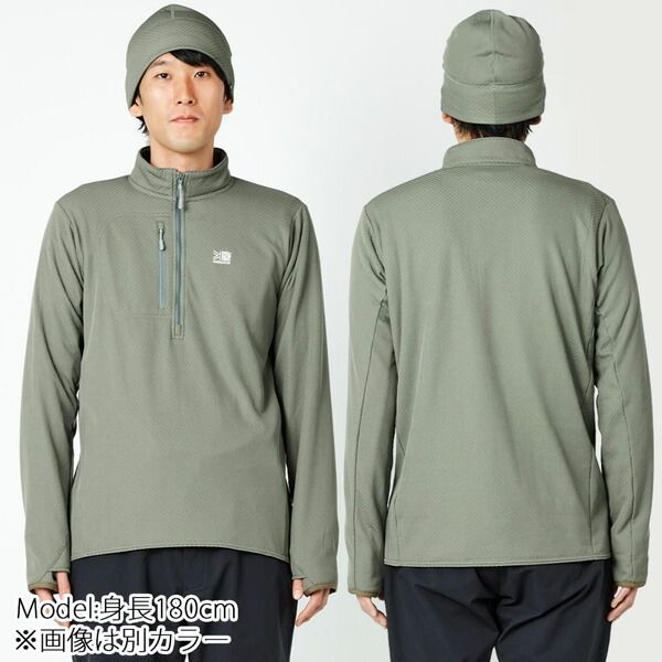 カリマー オクタサーマルハーフジップ KARRIMOR OCTA THERMAL HALF-ZIP ミッドレイヤー トップス 吸収速乾 登山 トレッキング ハイキング