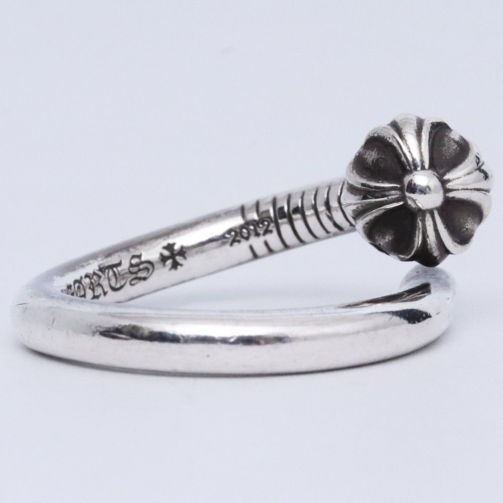 14号 CHROME HEARTS ネイルリング クロスボール シルバー - メルカリ