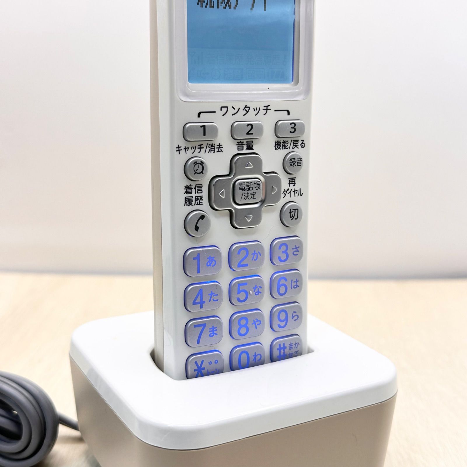 TF-EK73(w) Pioneer パイオニア デジタルコードレス電話機 子機 充電台 