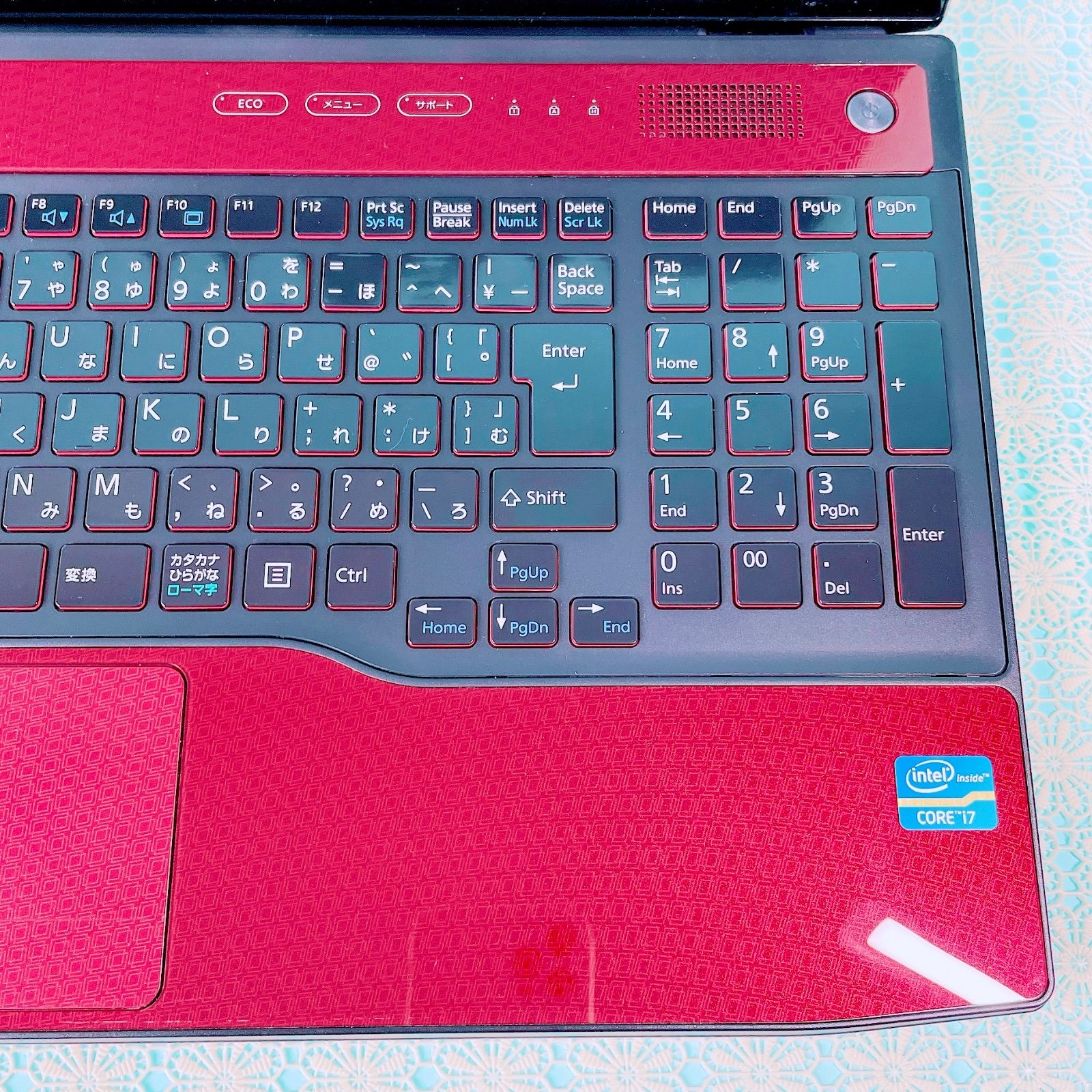 初期設定済】富士通 Corei7 レッドノートPC 1TB - メルカリ