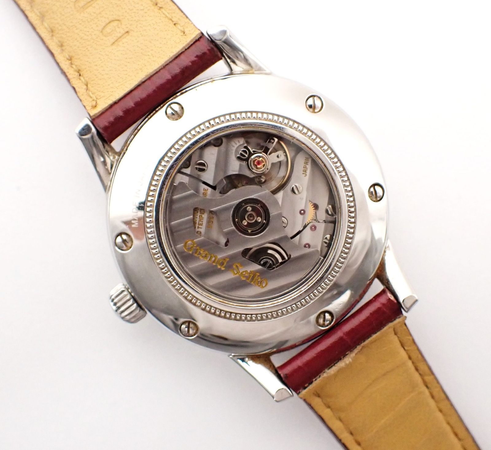  Grand Seiko グランドセイコー メカニカル3デイズパワーリザーブ 9S67-00G0|SBGL017 SS|革 AT 社外レザーベルト 裏スケ メンズ 腕時計 自動巻き イージーパンツ 自動巻き時計 腕時計(アナログ)