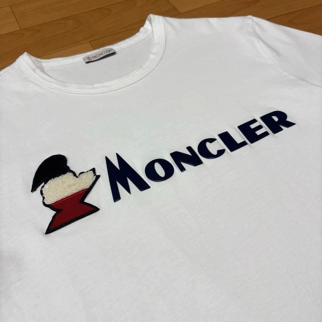 モンクレール モンダックワッペン 白Tシャツ L 国内正規品 5S185 