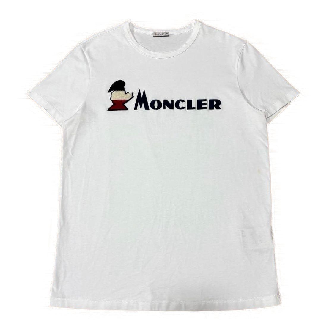 モンクレール モンダックワッペン 白Tシャツ L 国内正規品 5S185 