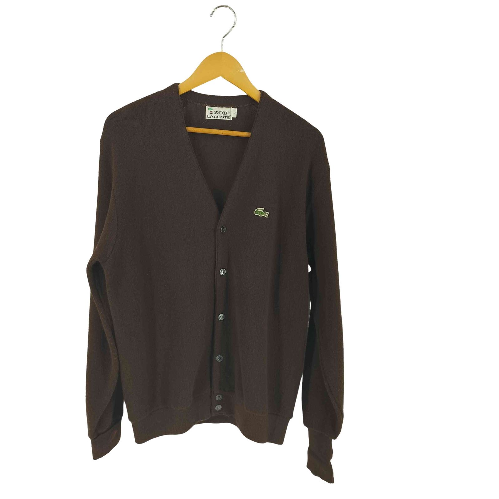 アイゾッドラコステ IZOD LACOSTE 70S 糸巻きタグ ニット カーディガン 