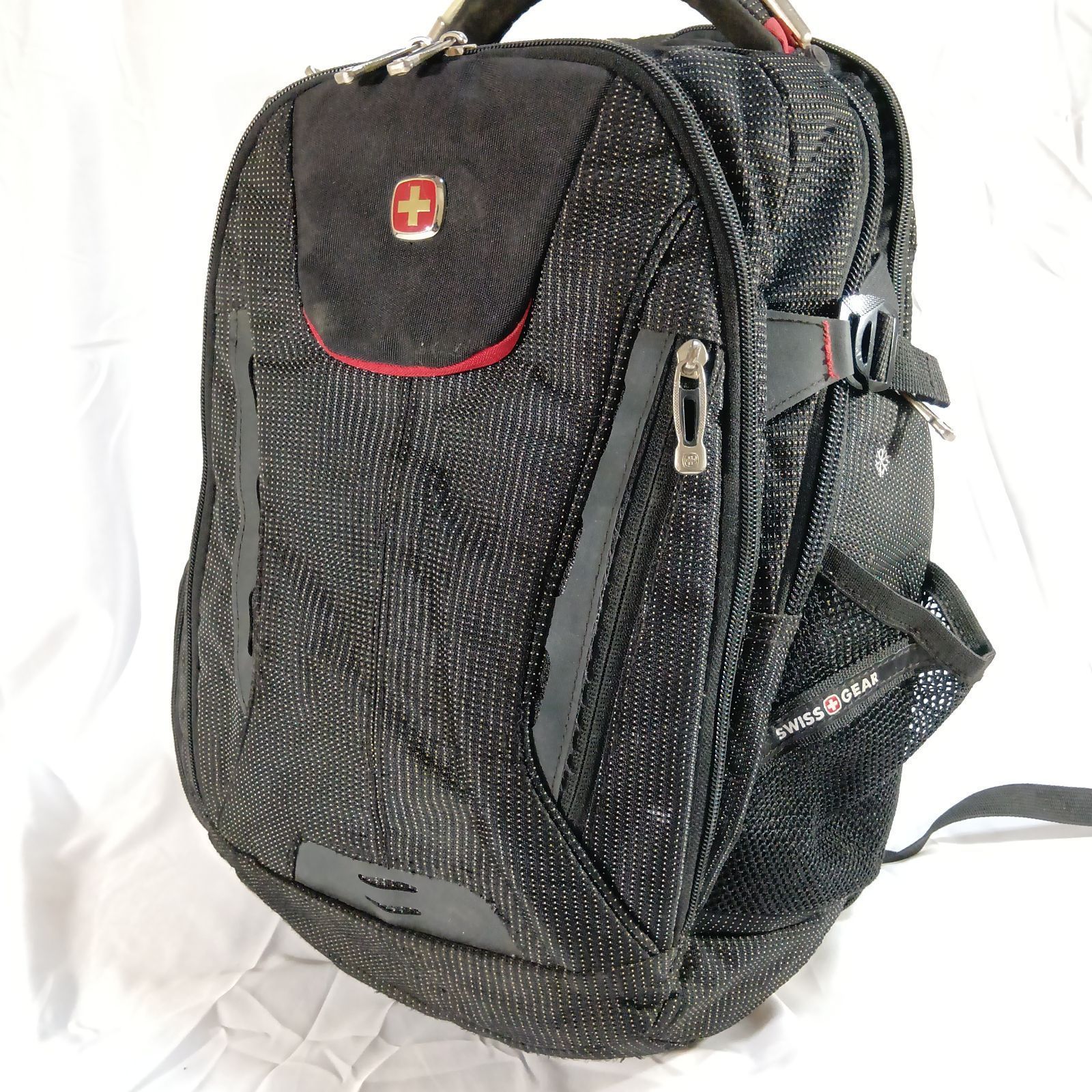 訳あり】SWISSGEAR スイスギア リュック 黒 ビジネス バックパック A4 