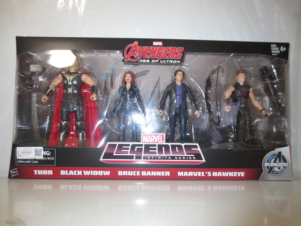HASBRO (ACTION FIGURE) AVENGERS / AGE OF ULTRON THOR / BLACK WIDOW / BRUCE BANNER / MARVELS HAWKEYE 6インチ