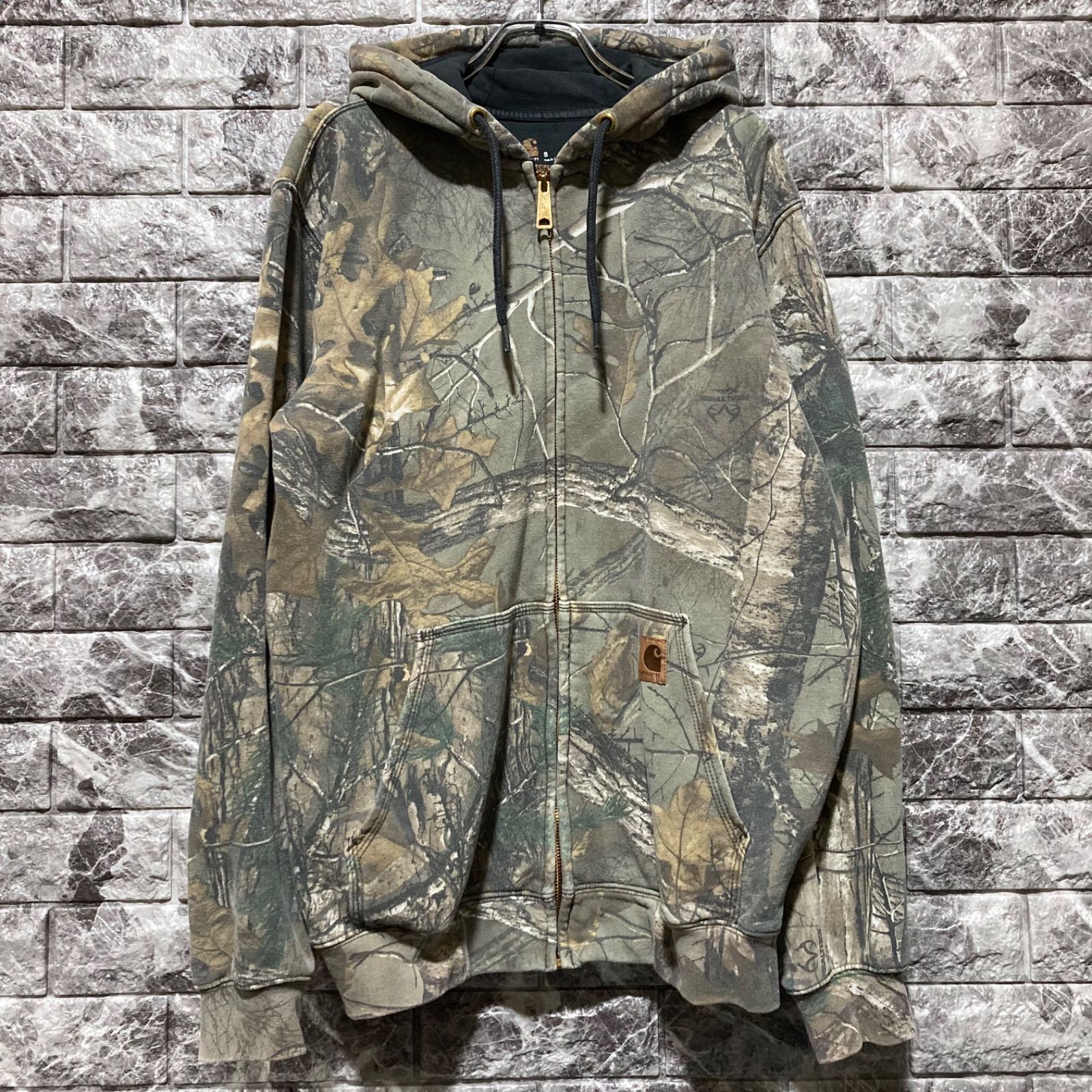 カーハート Carhartt パーカー ジップアップ リアルツリー Sサイズ