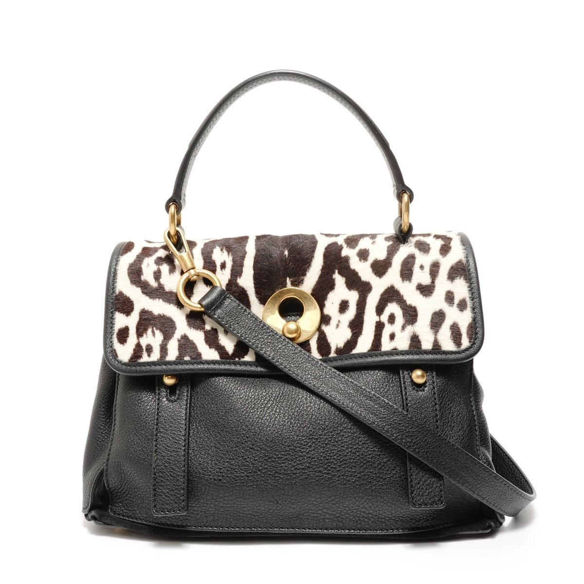 YSL ハンドバッグ イヴサンローラン バッグ ミューズトゥ グレー 