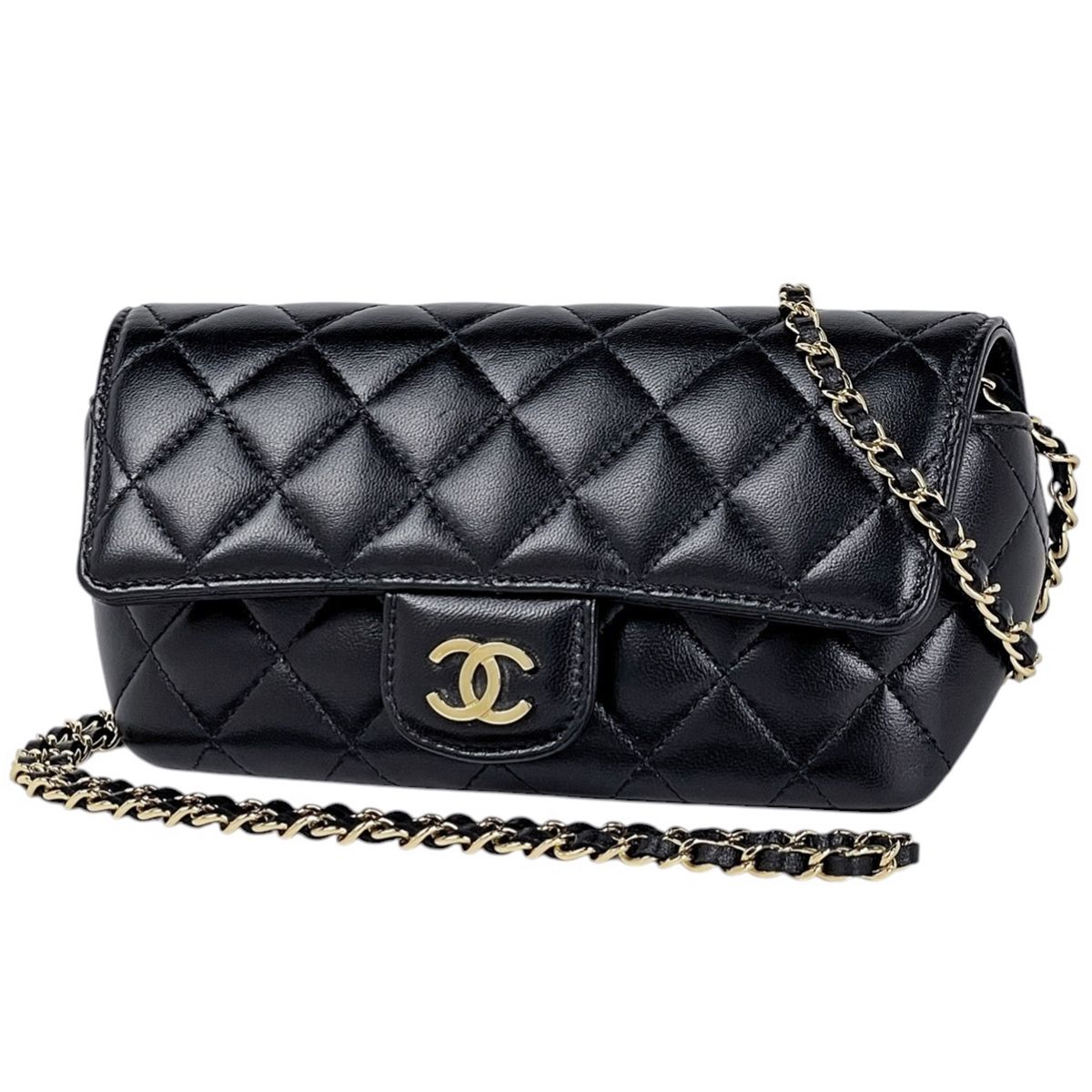 シャネル CHANEL ココマーク チェーン ショルダーバッグ マトラッセ 