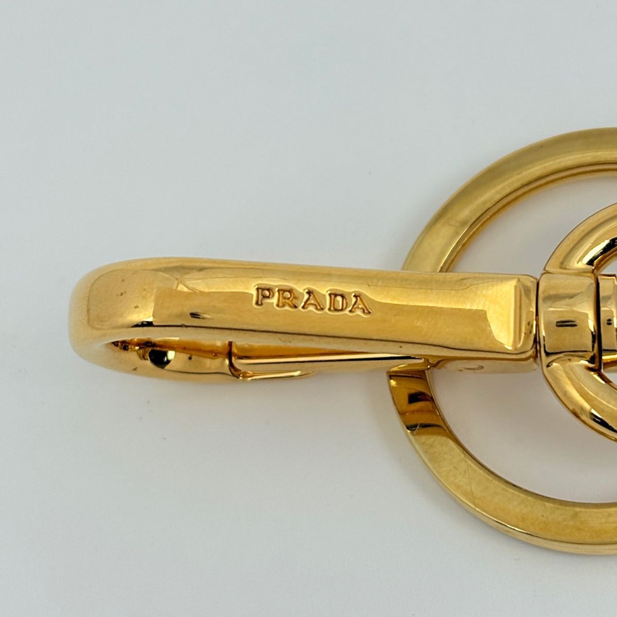 プラダ PRADA ドッグモチーフ バッグチャーム ロゴ キーリング