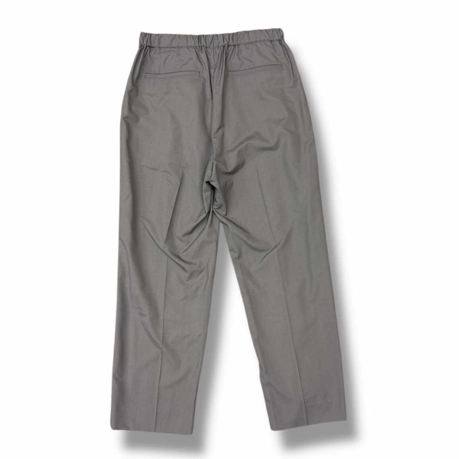 Graphpaper Fine Wool Tropical Easy Trousers ファインウールトロピカルイージートラウザー スラックス グラフペーパー GU221-40201 グレー 1 （12827M） Graphpaper Fine Wool Tropical Easy Trousers ファインウール