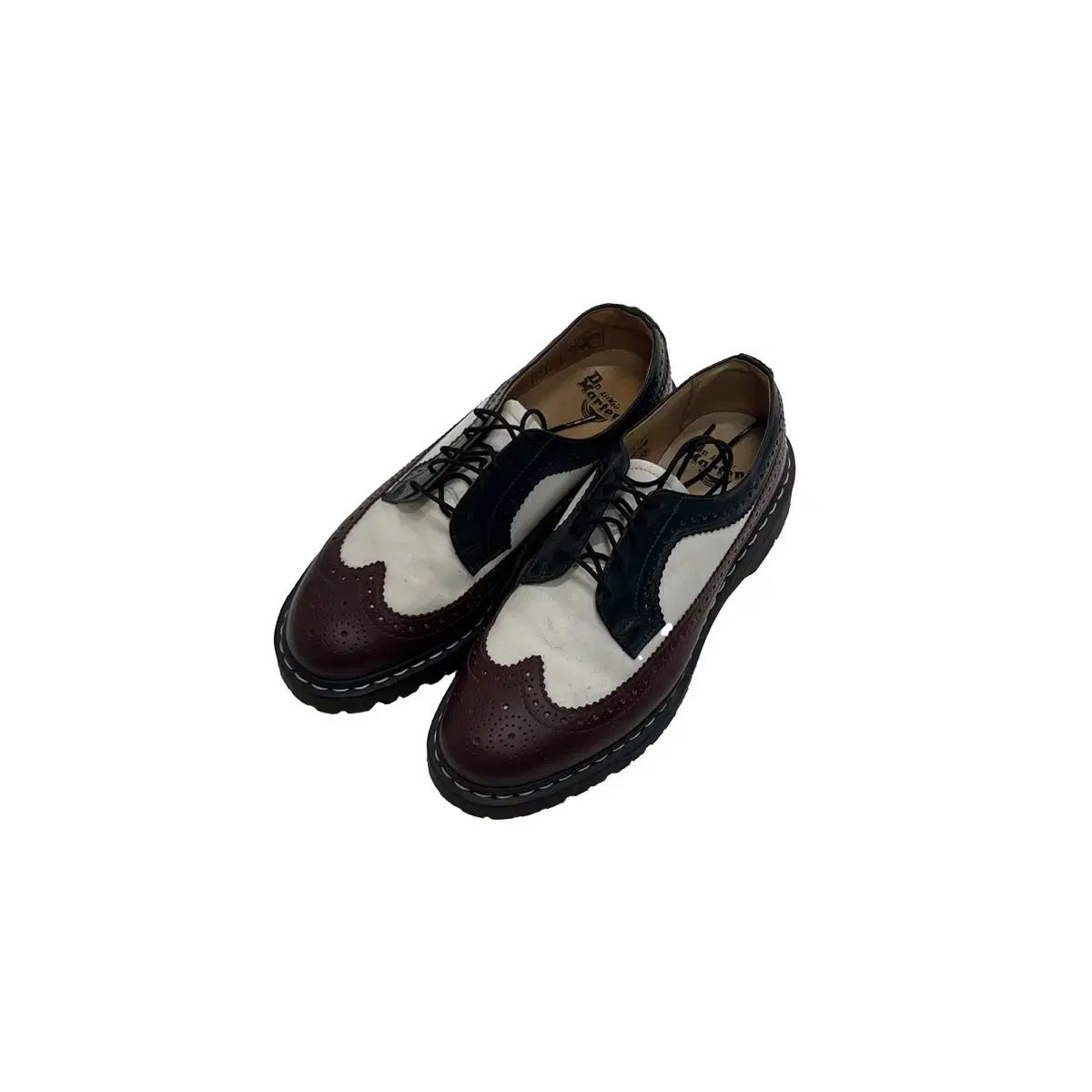 42 DR. MARTENS ドクターマーチン ウイングチップ バーガンディ メンズ 