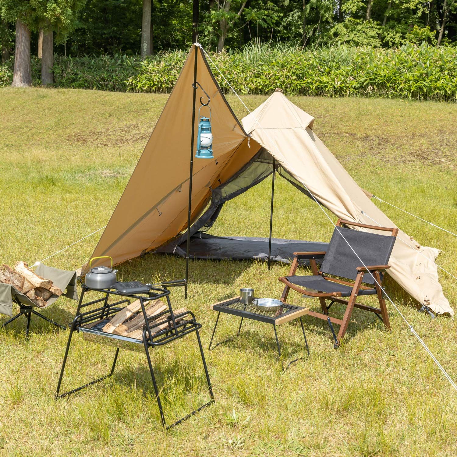 BUNDOK(バンドック) ソロ ティピー 1 TC BDK-75TC 1人用 カーキ色 ワン 