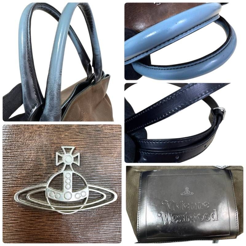 希少✨ ヴィヴィアンウエストウッド トートバッグ 2way A4 斜め掛け 希少☆Vivienne Westwood ヴィヴィアンウエストウッド☆トートバッグ