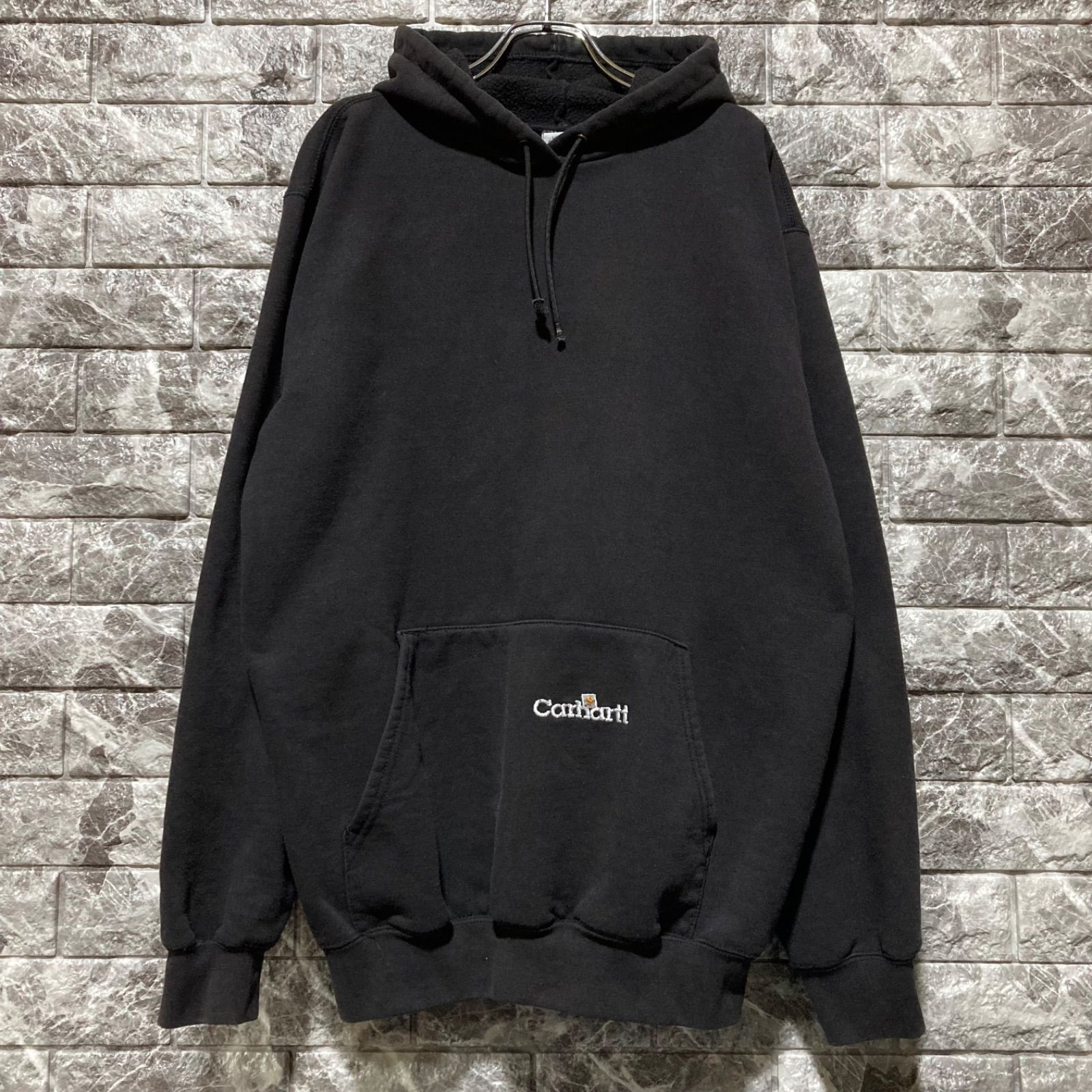 CARHARTT プルオーバーパーカー M BLACK パーカー カーハート 黒 