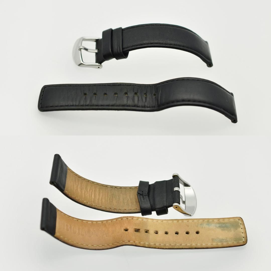 BULOVA 新品同様 希少 クロノグラフ 98A141 シルバー メンズ - メルカリ