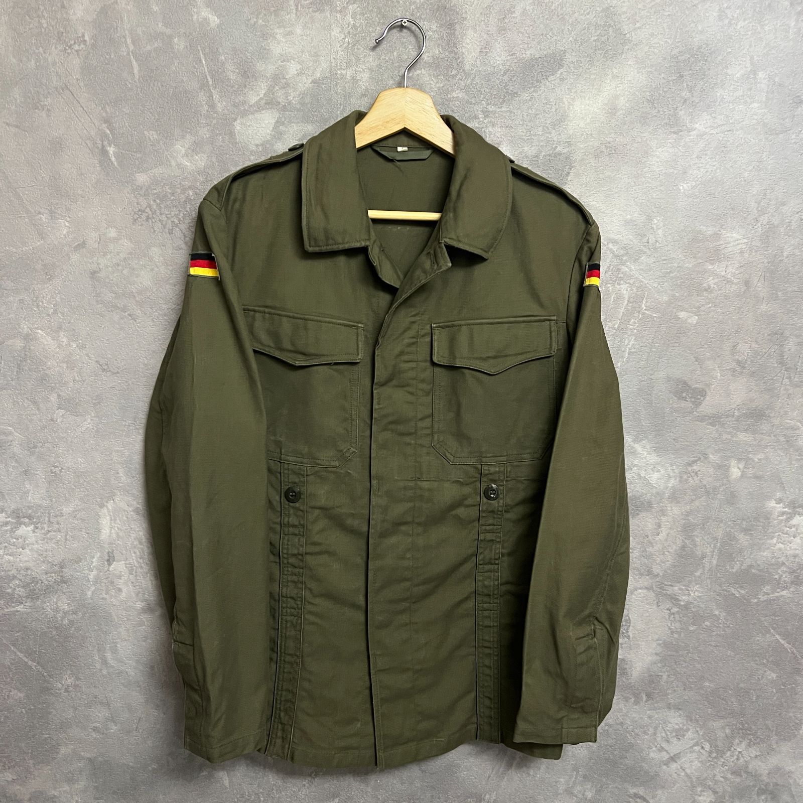 80s~90s ドイツ軍 シャツジャケットフィールドシャツ ミリタリー 