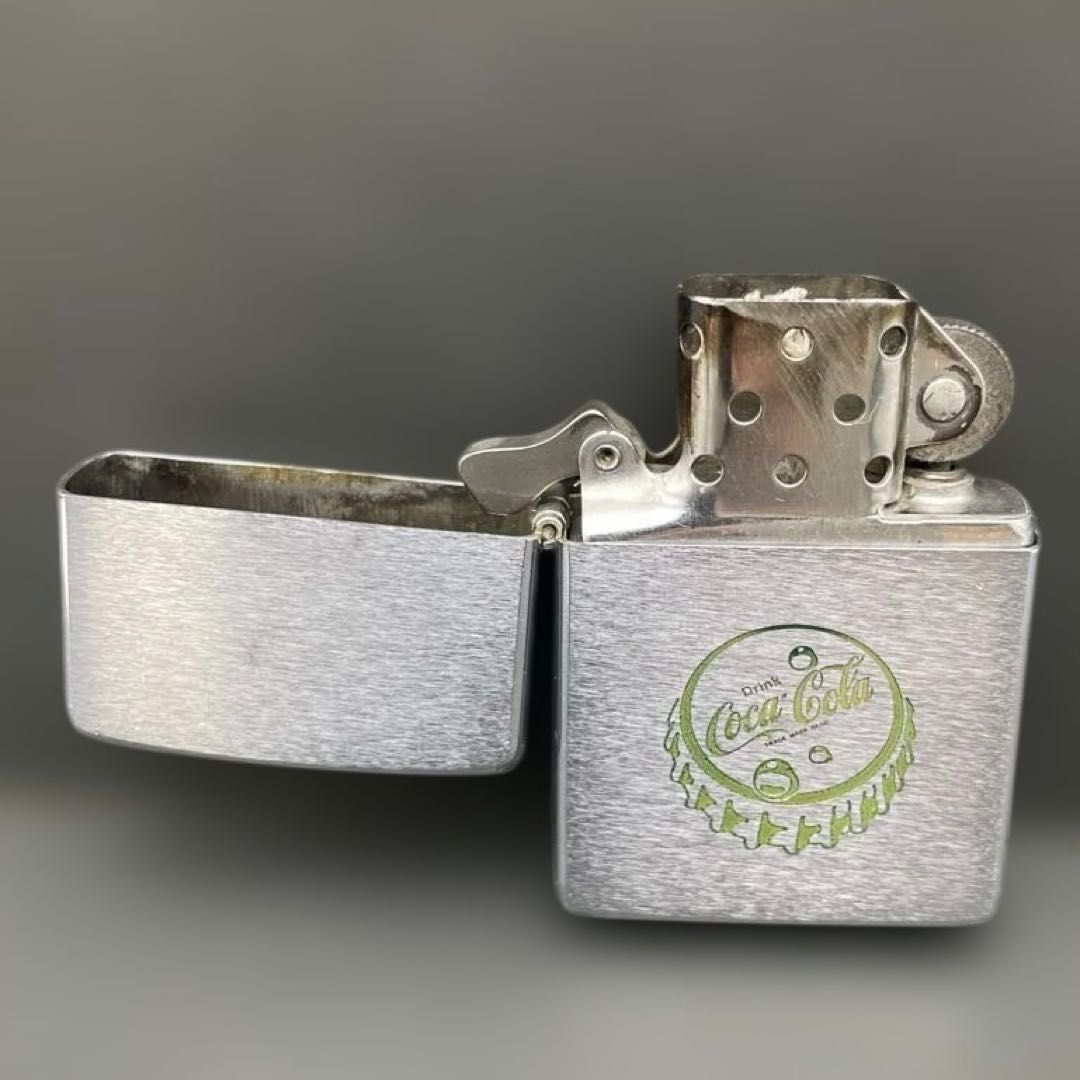 Zippo 1976年製 コカ・コーラ 王冠 Coca-Cola 両面 ジッポー オイル