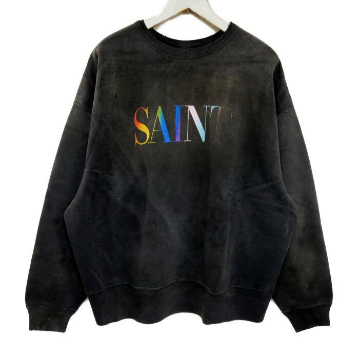 SAINT MICHAEL セントマイケル 国内正規 24AW CREW SWT RAINBOW