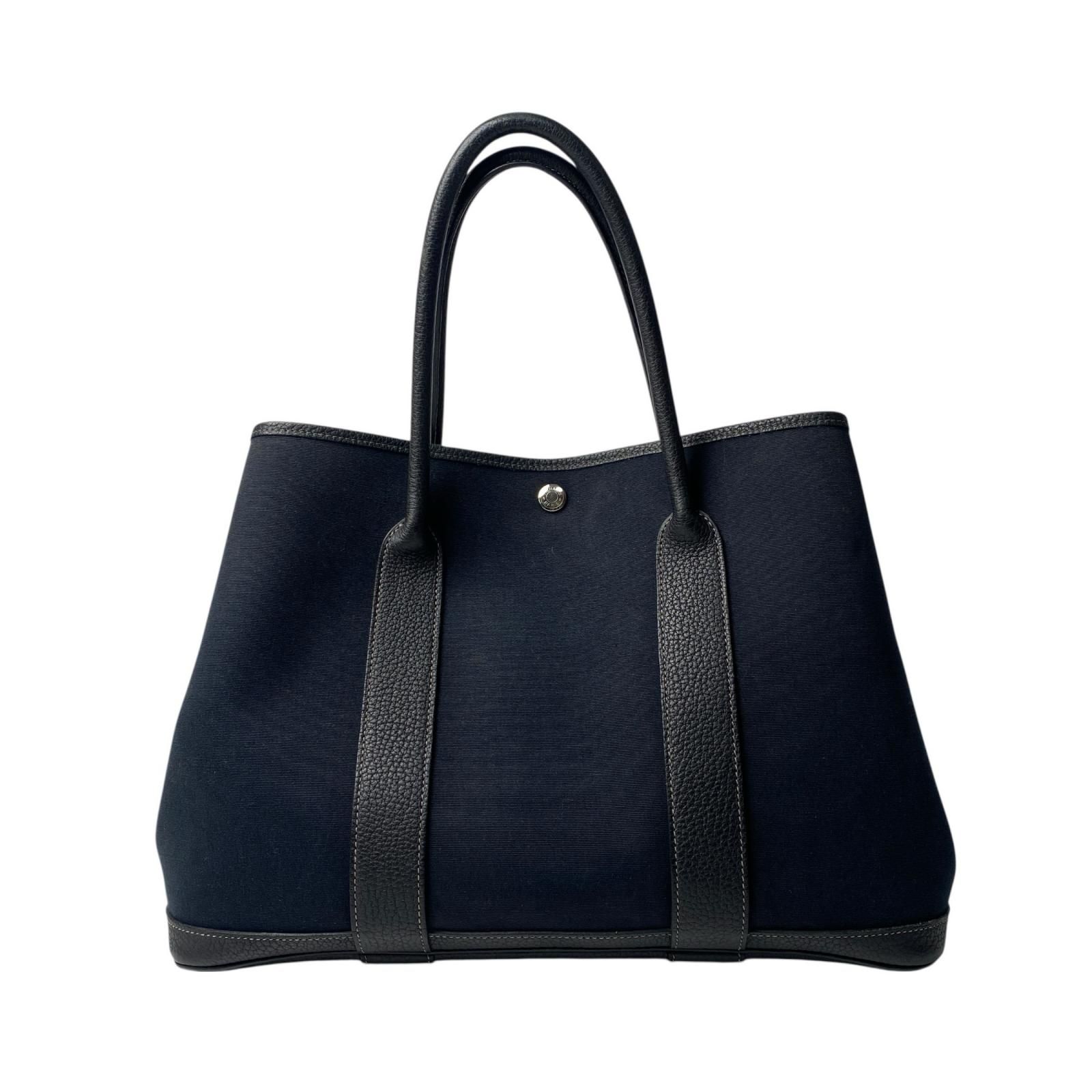 ★★1点限り★エルメス ガーデンパーティPM ブラック 刻印O エルメス HERMES ガーデンパーティPM □O刻印 トートバッグ レディース