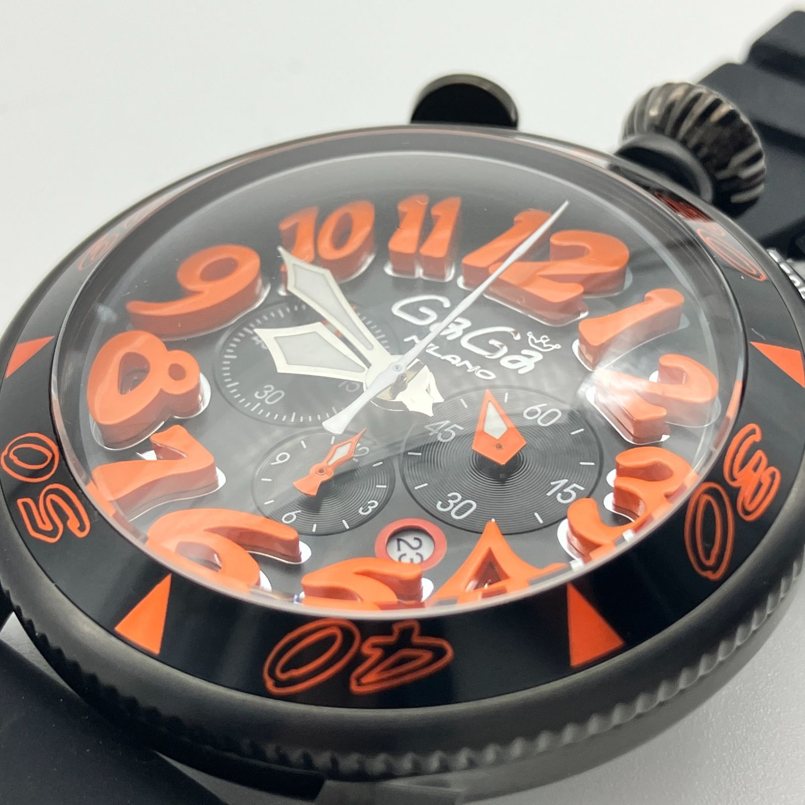 人気セール，低価】 【稼働】ガガミラノ GaGa MILANO マヌアーレ 48mm 