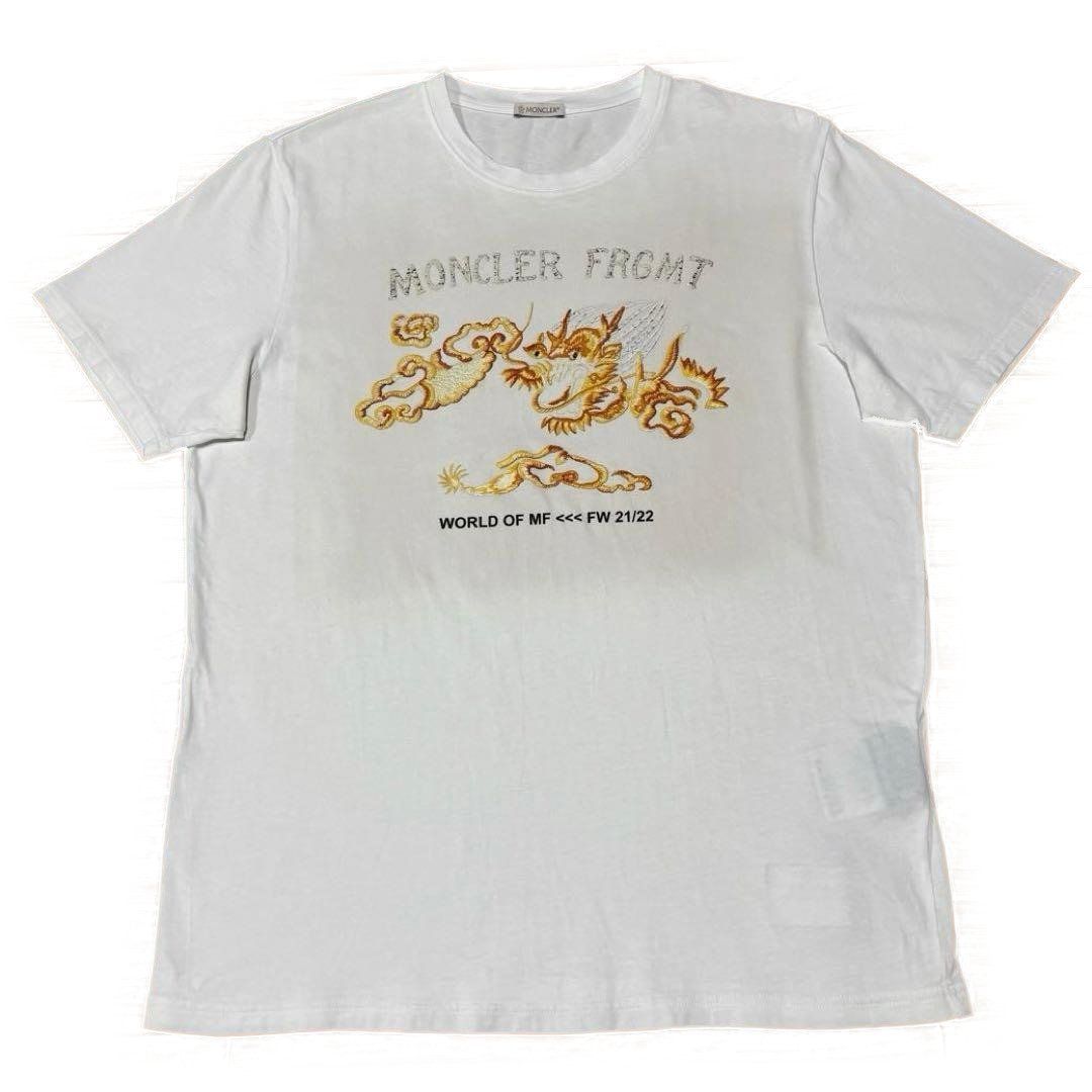 モンクレール フラグメント ドラゴン M ホワイト Tシャツ 5S204 - メルカリ
