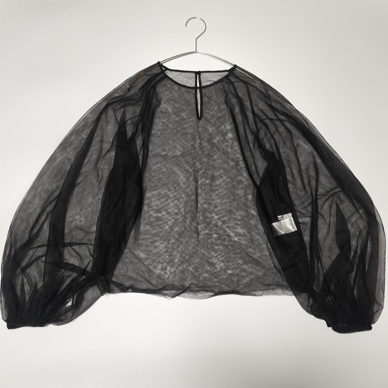 極美品】Whim Gazette シースルー シアー 長袖 ブラウス FREEサイズ 