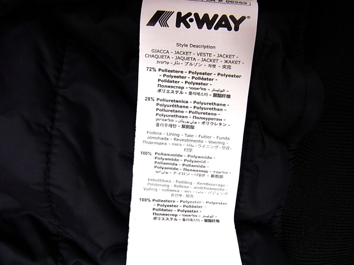 新品 定価53.900円☆Engineered Garments×K-WAY AMAUREN EG エンジニアド ガーメンツ ジップジャケット ボンバージャケット メンズ 中綿入 新品 定価53.900円☆Engineered Garments×K-WAY AMAUREN EG エンジニア
