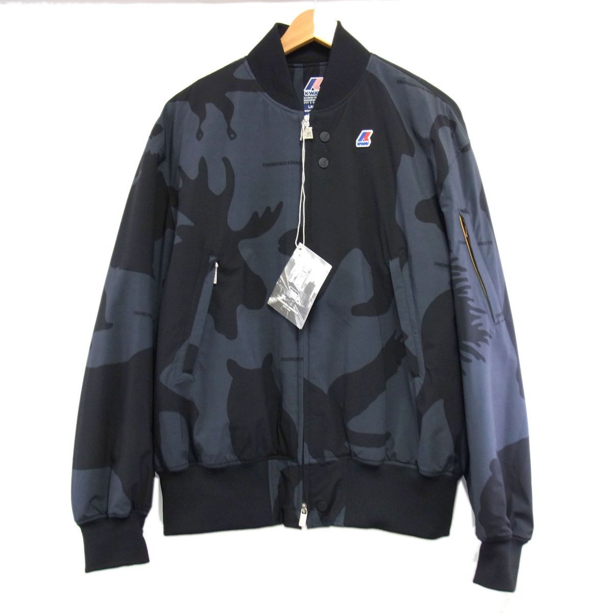 新品 定価53.900円☆Engineered Garments×K-WAY AMAUREN EG エンジニアド ガーメンツ ジップジャケット ボンバージャケット メンズ 中綿入 新品 定価53.900円☆Engineered Garments×K-WAY AMAUREN EG エンジニア