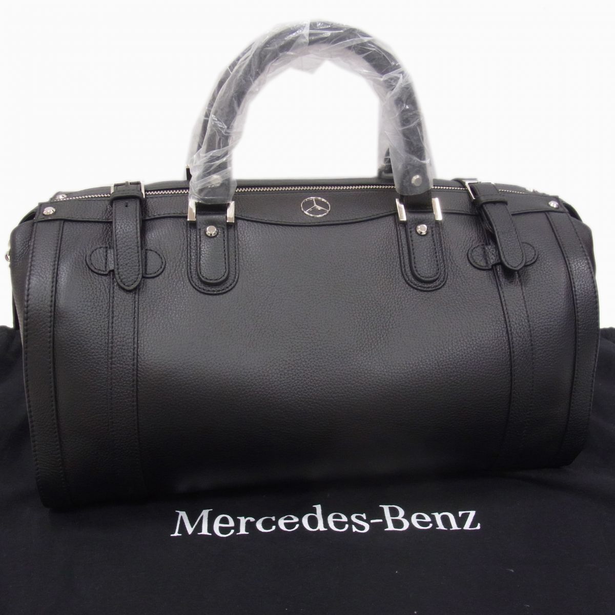 新品◇GOLD PFEIL×Mercedes-Benz シボ革 シュリンクレザー ブラック 黒
