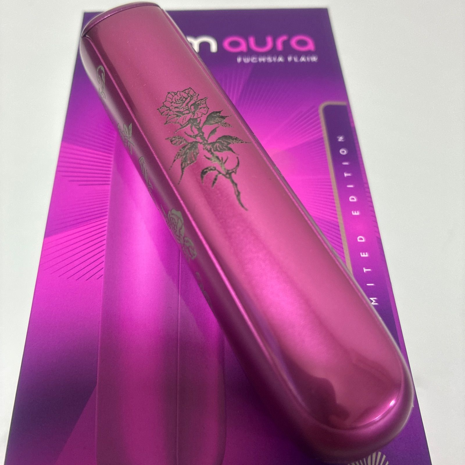 バラ 三面加工 デザイン プルーム オーラ Ploom aura フューシャフレア