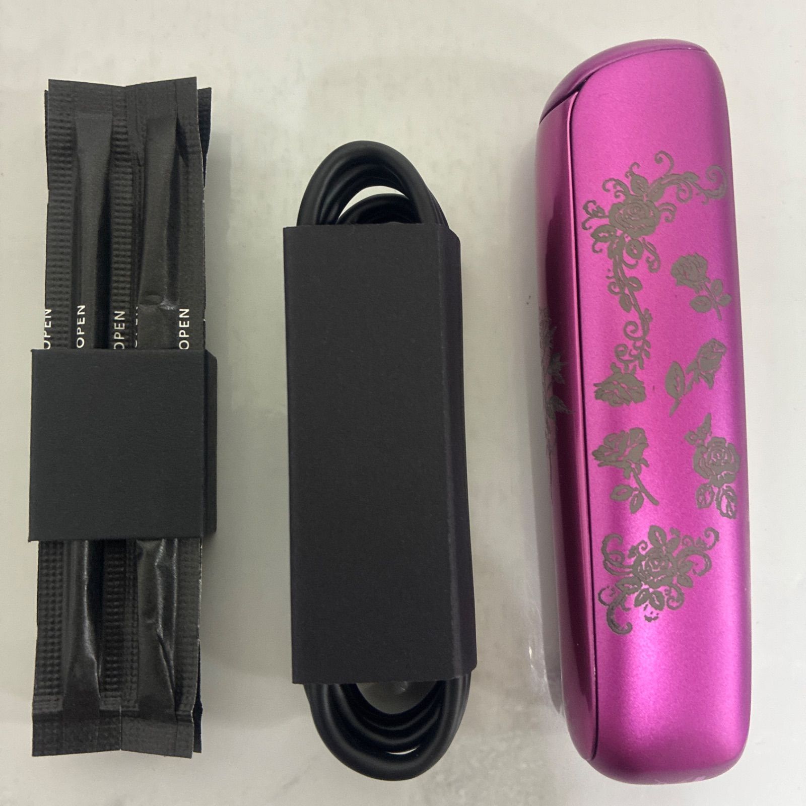 バラ 三面加工 デザイン プルーム オーラ Ploom aura フューシャフレア