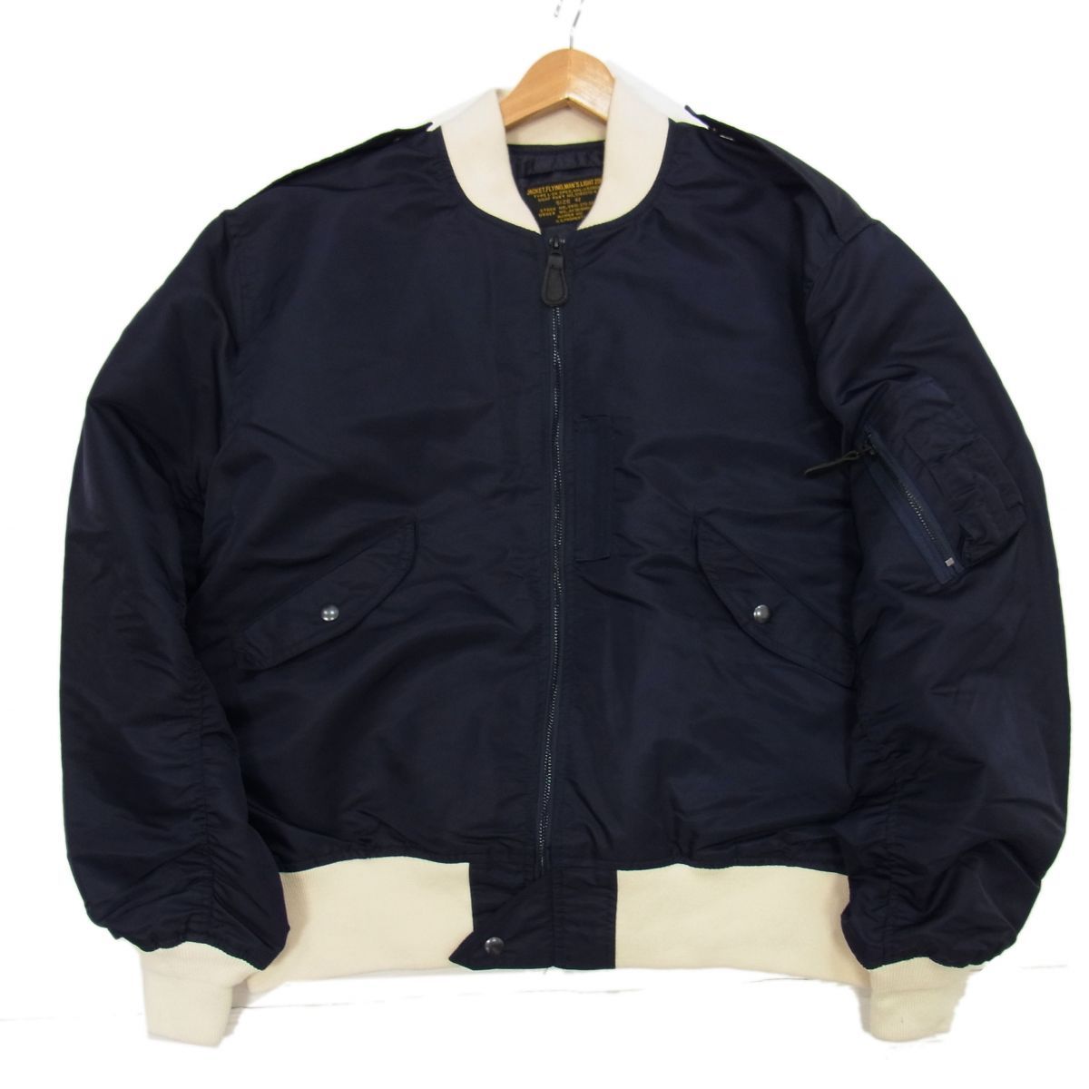 美品☆WAIPER.inc ワイパーインク 米軍 L-2A フライトジャケット MIL-J