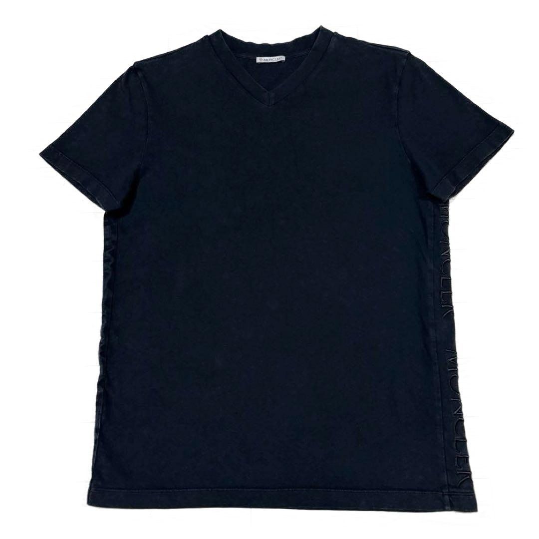 モンクレール サイドロゴ ブラック M Tシャツ 5S221 - メルカリ