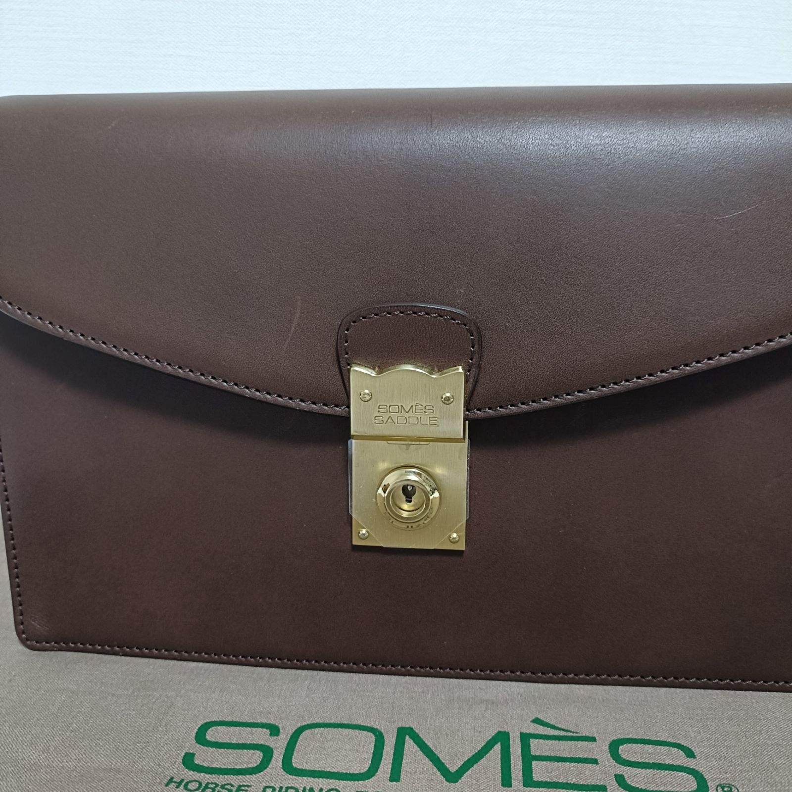 SOMÈS SADDLE ソメスサドル エグゼクティブ クラッチバッグ セカンド 