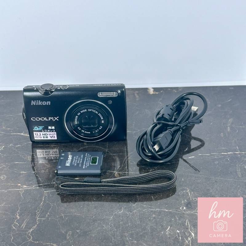 ◯【美品】Nikon COOLPIX S5100 ブラック 1220万画素 光学5倍ズーム 