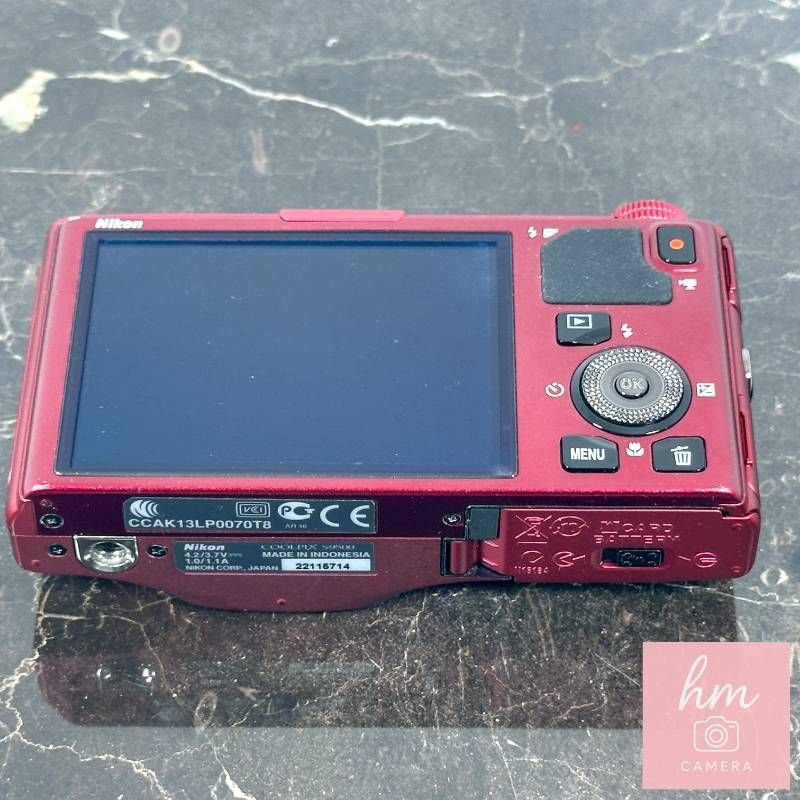 カメラ Nikon COOLPIX S9500 赤色 22倍光学ズーム