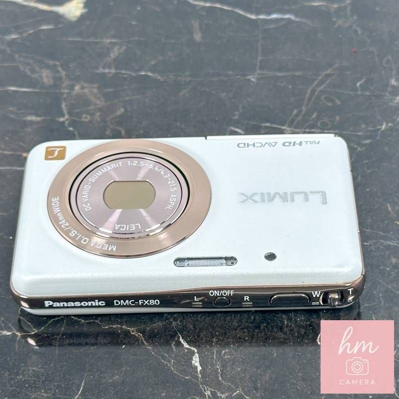 極美品】Panasonic LUMIX DMC-FX80 ホワイト 1210万画素 光学5倍