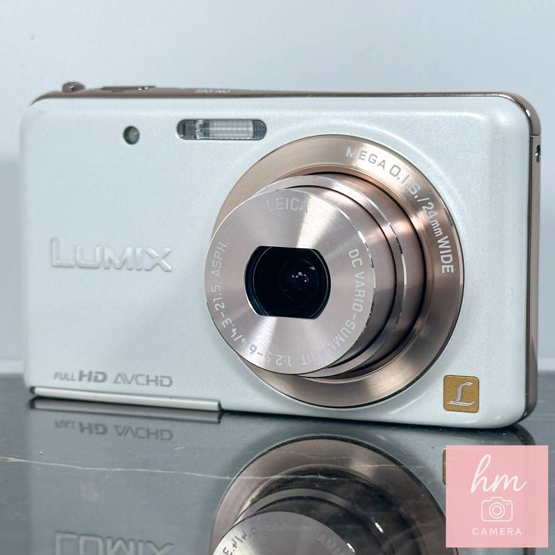 極美品】Panasonic LUMIX DMC-FX80 ホワイト 1210万画素 光学5倍ズーム 