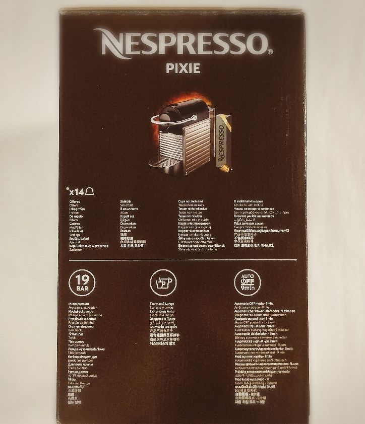 ネスプレッソ カプセル式コーヒーメーカー ピクシー ツー チタン C61