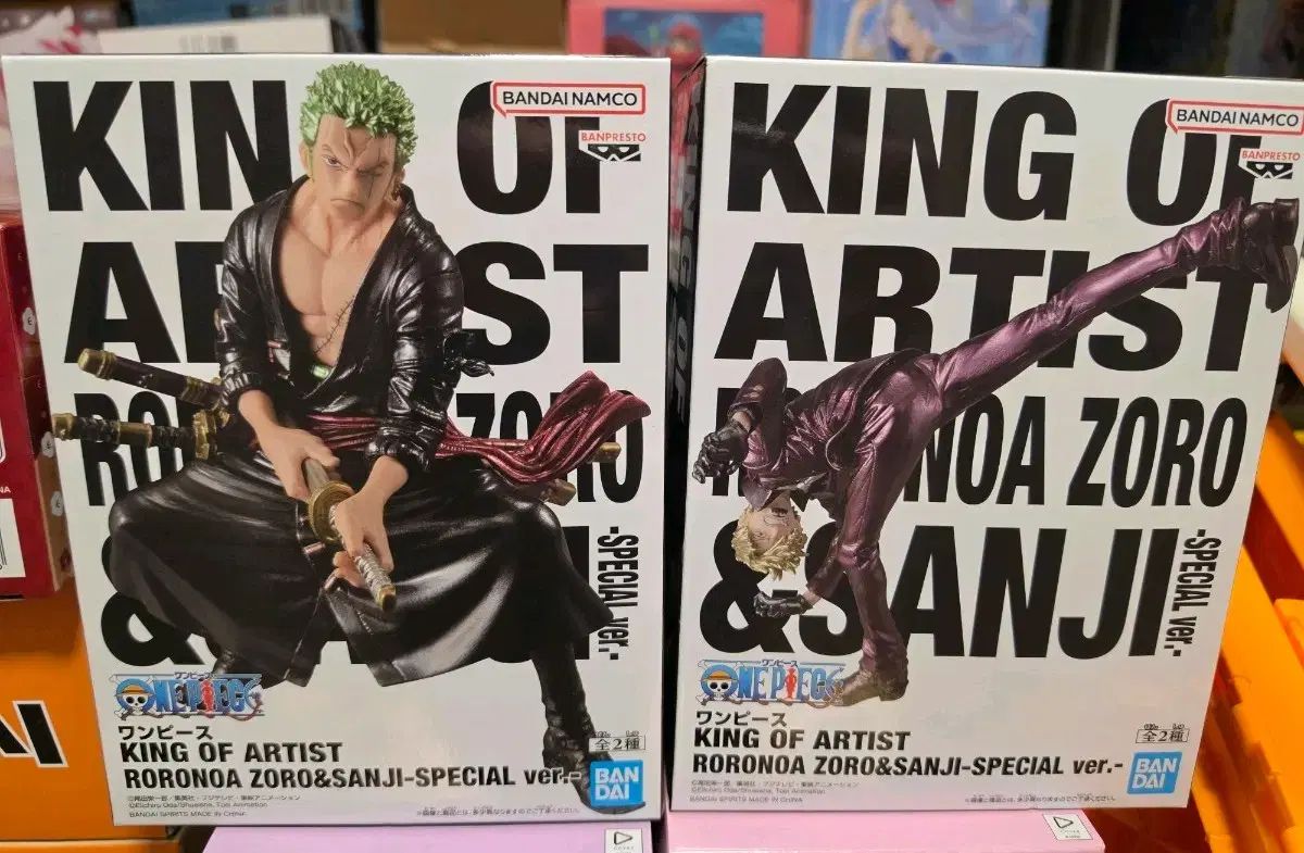 キングオブアーティスト ゾロ 17点セット ONE PIECE ゾロ＆サンジ キング OF アーティスト スペシャルCOLOR