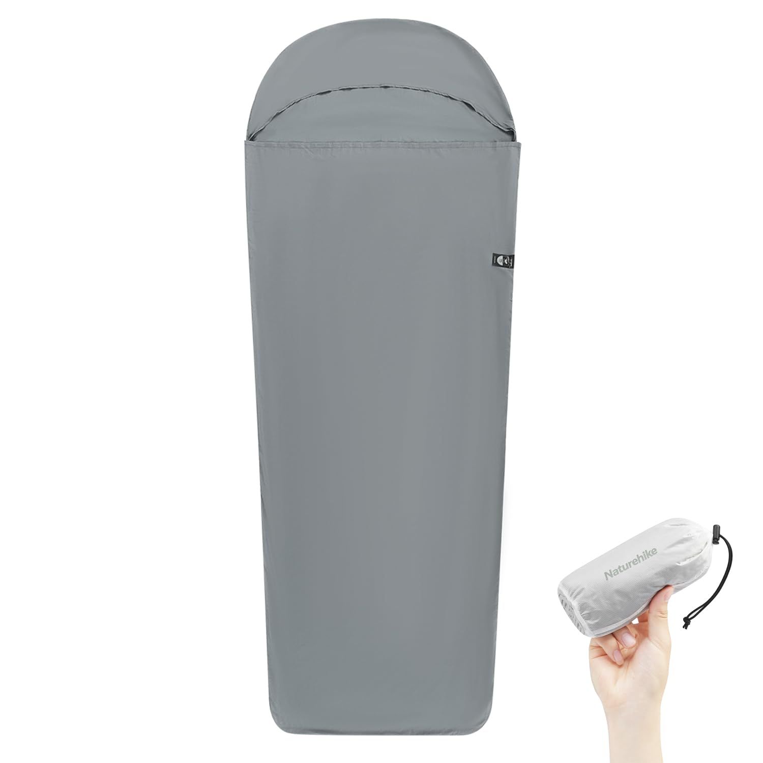 Naturehike インナーシーツ インナーシュラフ 超軽量 128g コンパクト 速乾 トラベルシーツ シュラフライナー 保温 肌触り良い 丸洗い可能 アウトドア キャンプ ホテル 山小屋 防災 寝袋内 室内 車中泊 収納袋付き