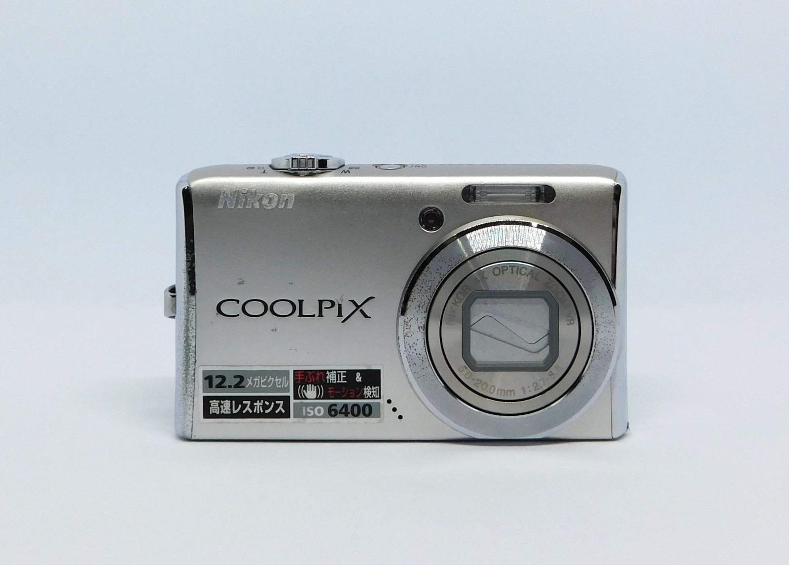 極美品・箱付】Nikon COOLPIX S620 シルバー オールドデジカメ 【公式