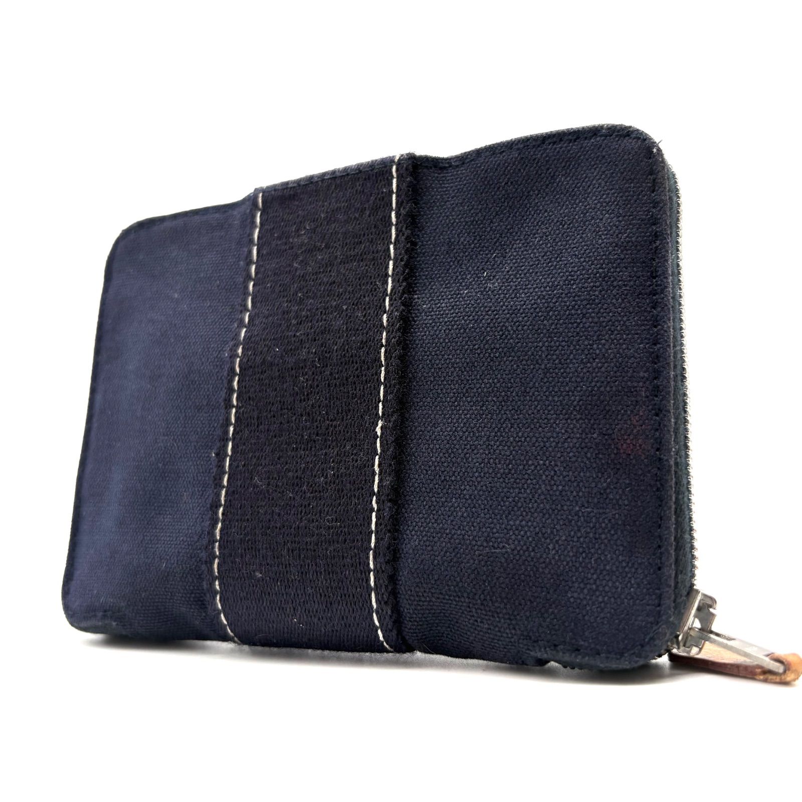 HERMES エルメス フールトゥ パースPM ラウンドファスナー コットン